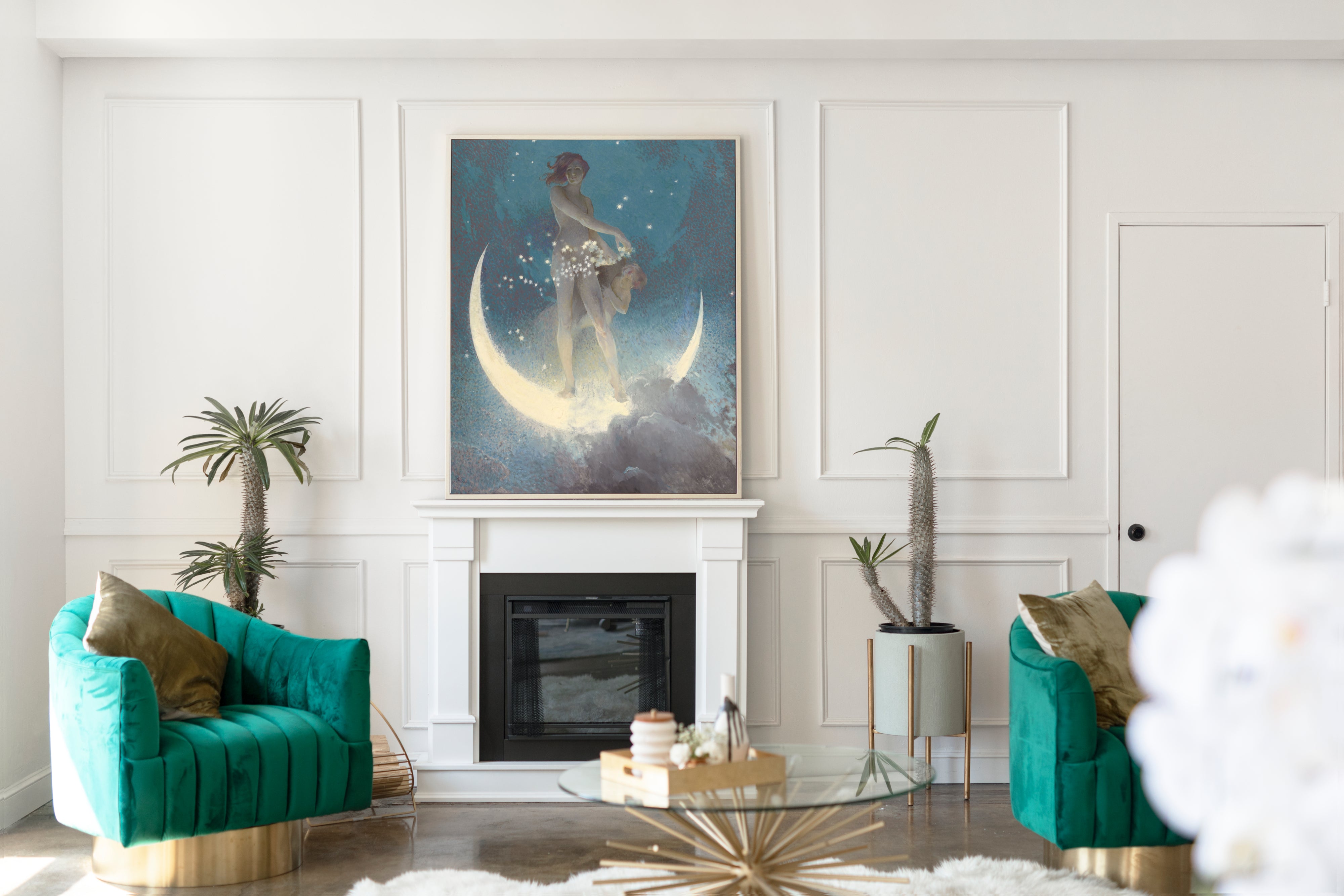 Spring Scattering Stars, Edwin Blashfield Fine Art Print