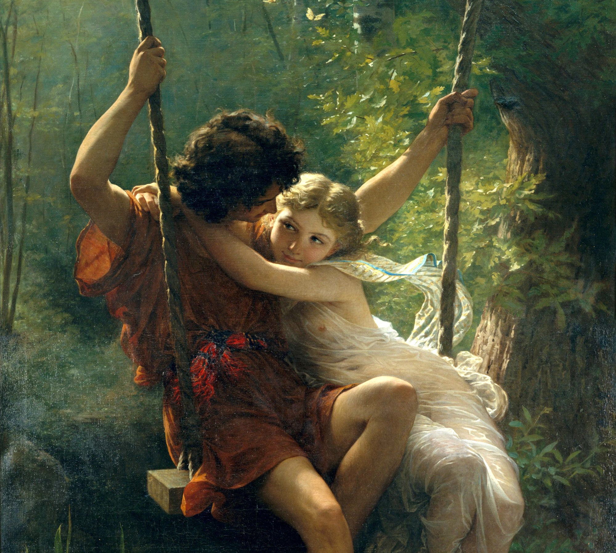 Pierre Auguste Cot Fine Art Print : Springtime