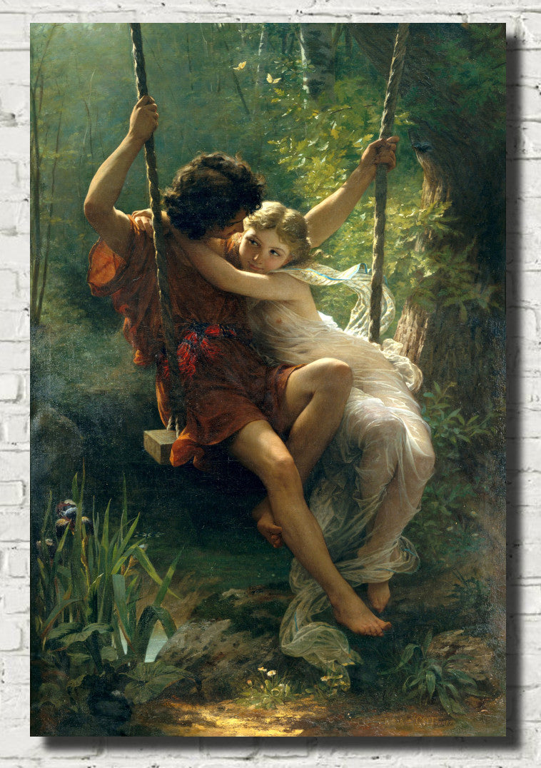 Pierre Auguste Cot Fine Art Print : Springtime