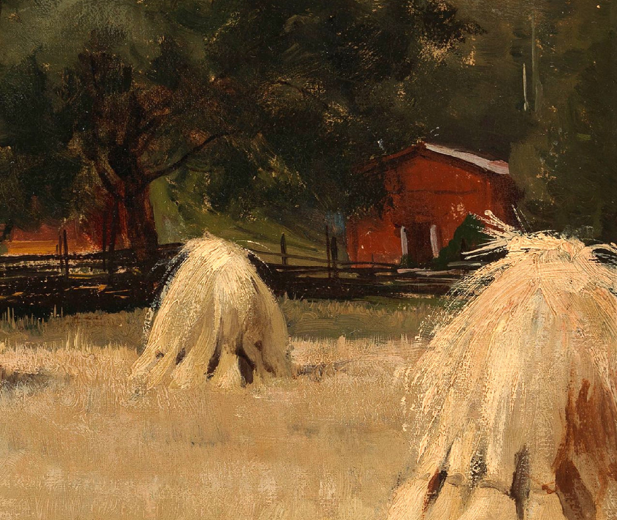 Hjalmar Munsterhjelm Fine Art Print, Stacks of Rye