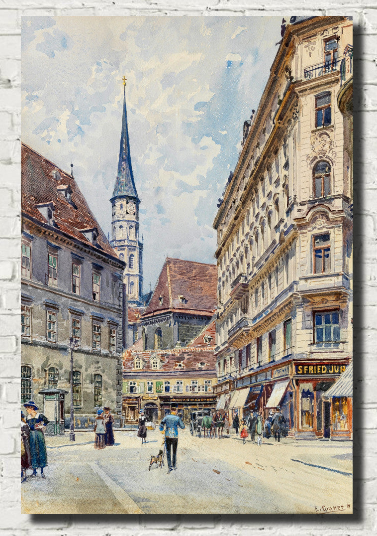 Stallburggasse, Vienna, Ernst Graner Fine Art Print