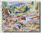 Steiniger-Bach, Tyrol River Landscape, Oskar Moll