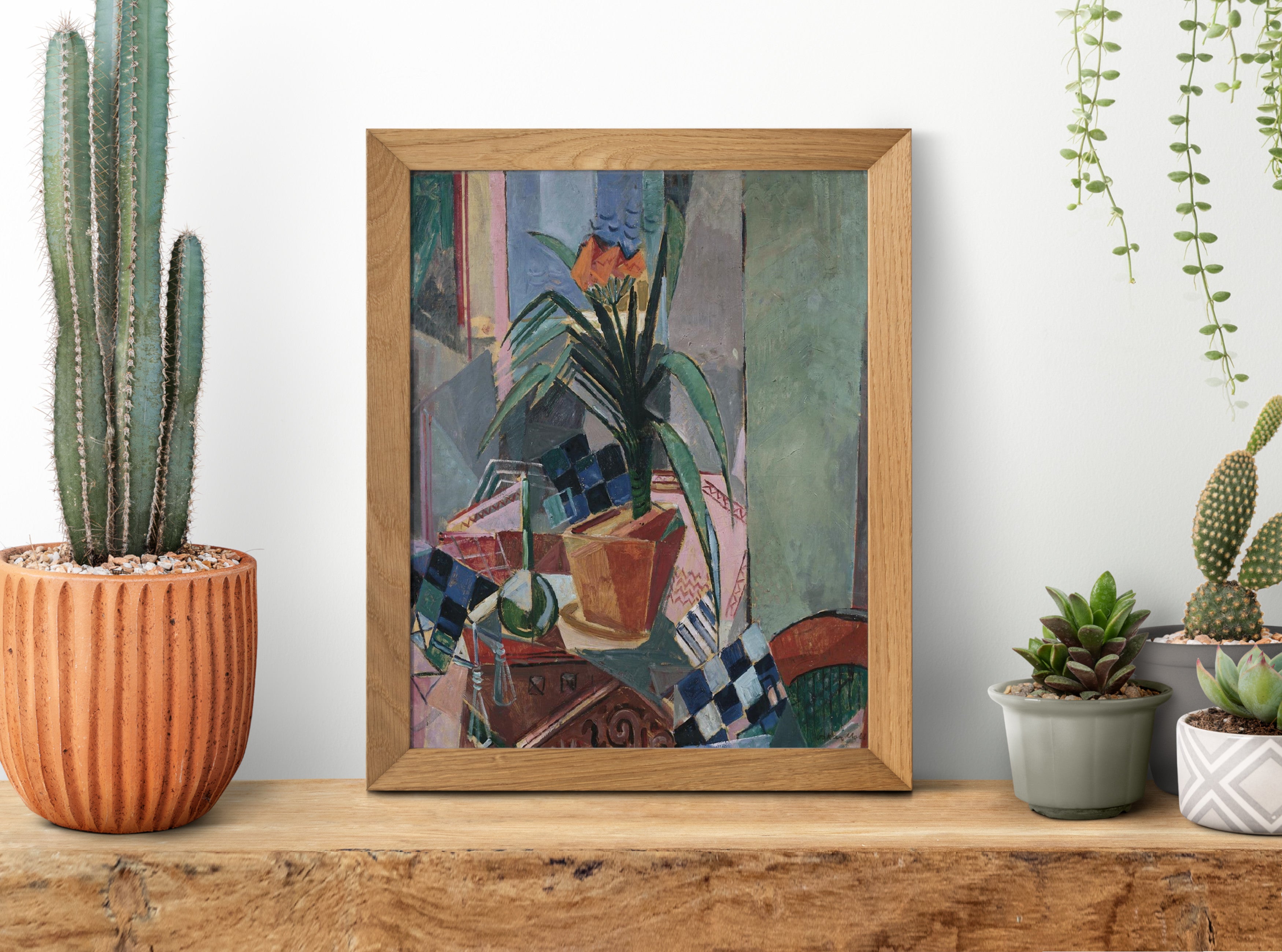 Still Life with Clivia, Oskar Moll