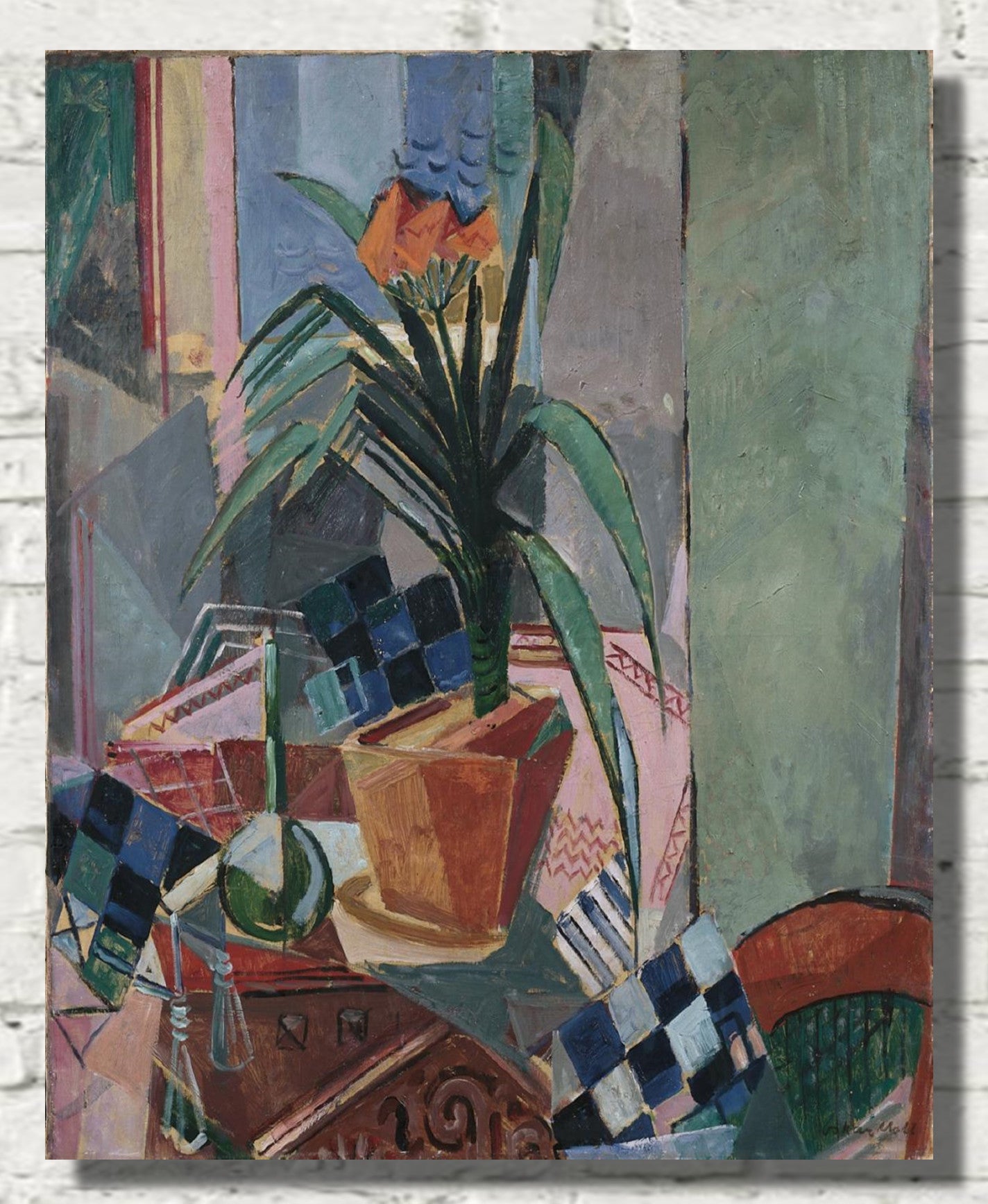 Still Life with Clivia, Oskar Moll