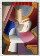 Marthe Donas Abstract Art Print, Still Life with Coffee Pot