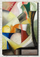 Marthe Donas Abstract Art Print, Still Life with Fruit