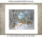Piet Mondrian, Still Life with Gingerpot II, Framed Canvas Reproduction