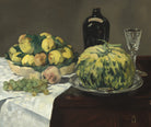 Édouard Manet, French Impressionist Fine Art Print : Still Life with Melon and Peaches