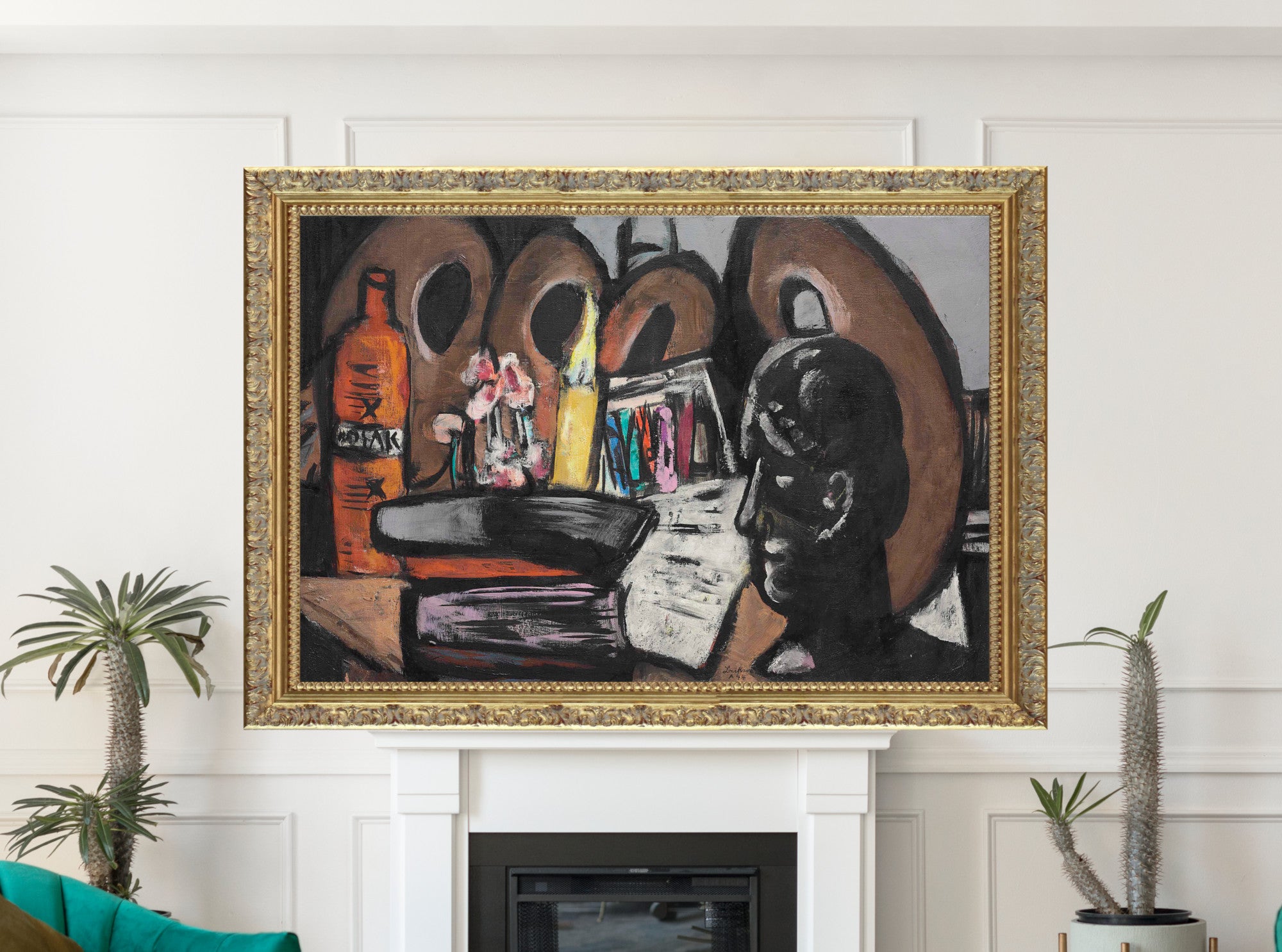 Max Beckmann, Still Life with Palettes - New Objectivity