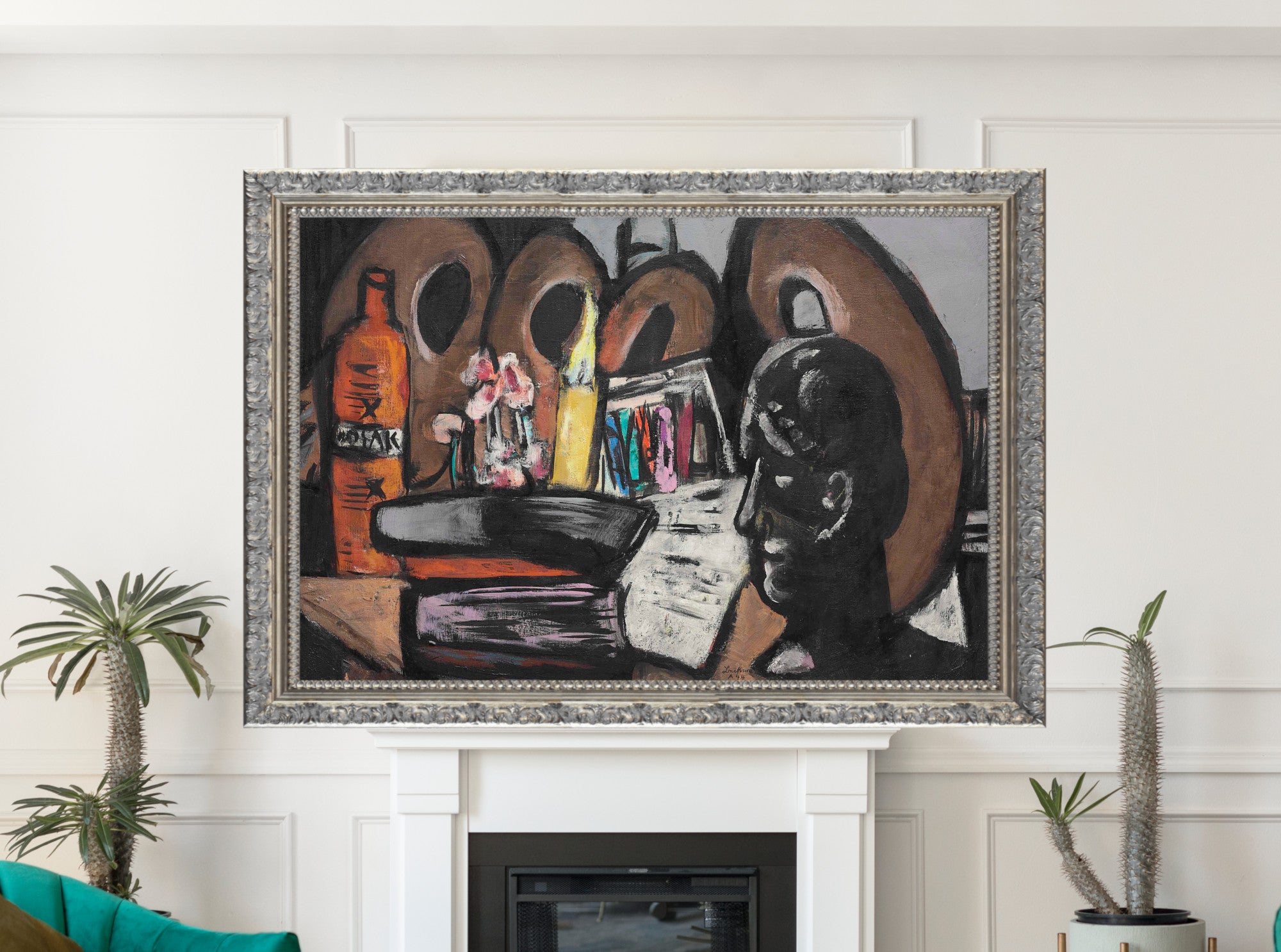 Max Beckmann, Still Life with Palettes - New Objectivity