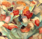 Leo Gestel Fine Art Print, Still life with flowers in a glass vase