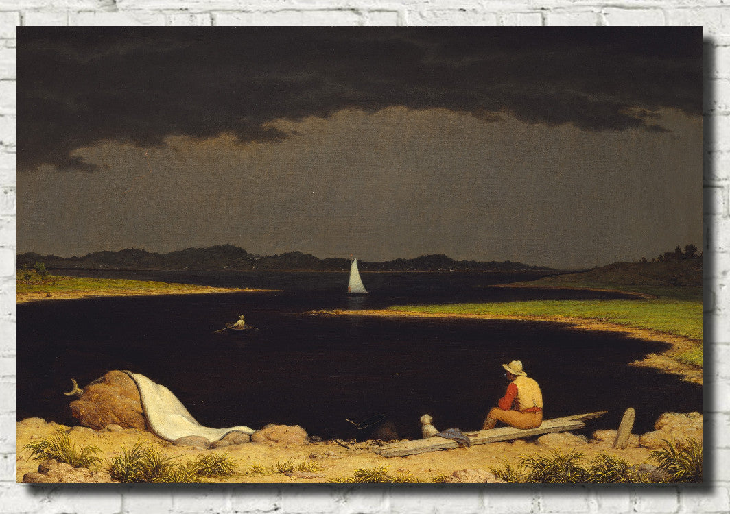 Storm clouds over the coast, Martin Johnson Heade