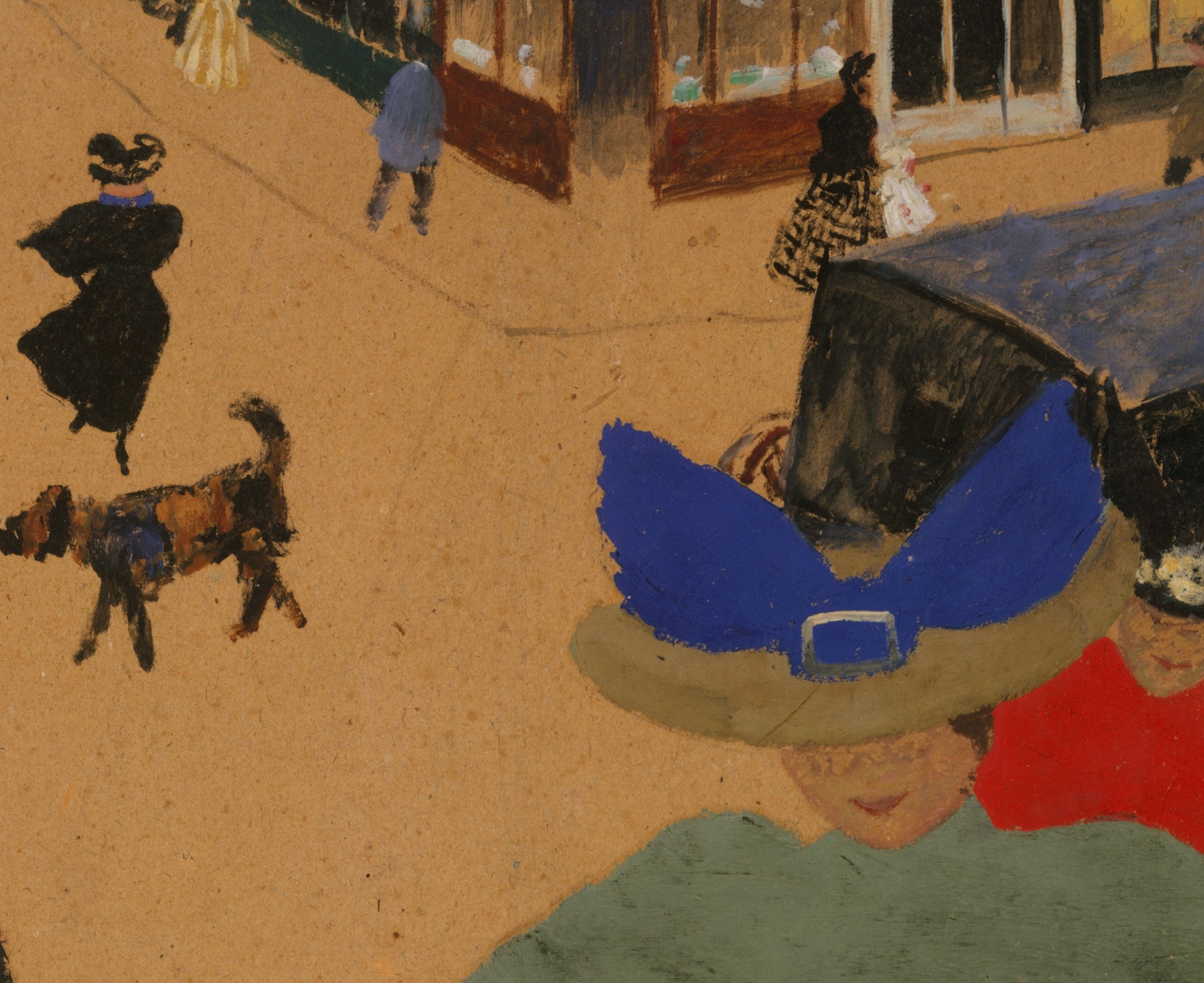 Street Scene in Paris (Coin de rue à Paris), Félix Vallotton