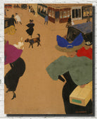 Street Scene in Paris (Coin de rue à Paris), Félix Vallotton