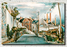 Preston Dickinson Abstract Art Print, Street in Quebec