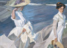 Strolling Along the Seashore, Joaquín Sorolla Fine Art Print