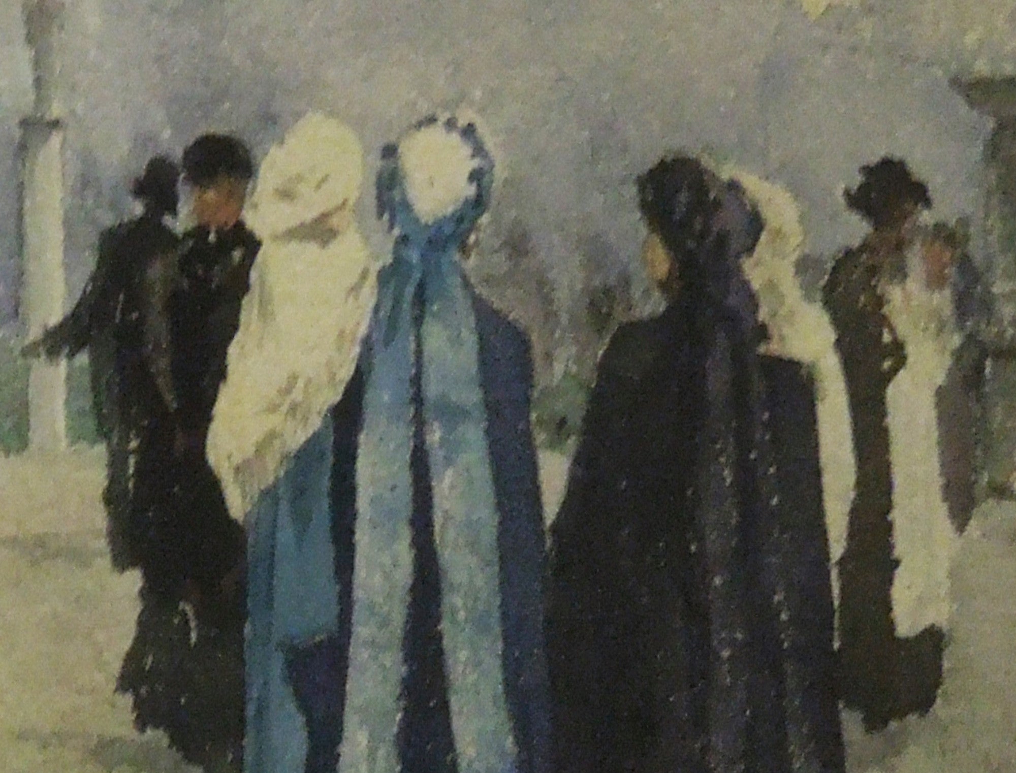 Stroll in the park, Aleksander Gierymski Fine Art Print