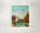 Henri Rousseau Framed Art Print, Study for View of the Pont de Sèvres