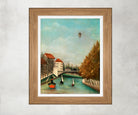 Henri Rousseau Framed Art Print, Study for View of the Pont de Sèvres