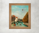 Henri Rousseau Framed Art Print, Study for View of the Pont de Sèvres