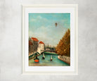 Henri Rousseau Framed Art Print, Study for View of the Pont de Sèvres