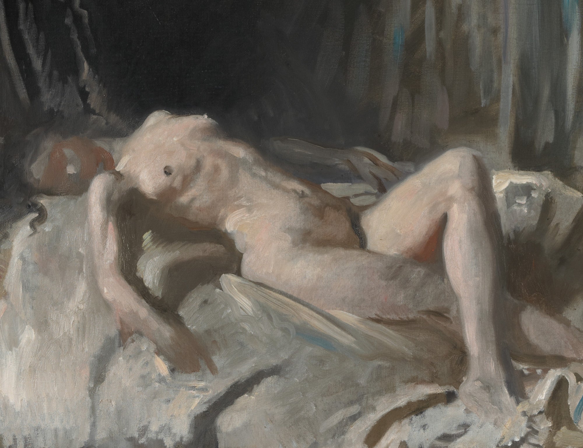 Study of a Female Nude, William Orpen Fine Art Print
