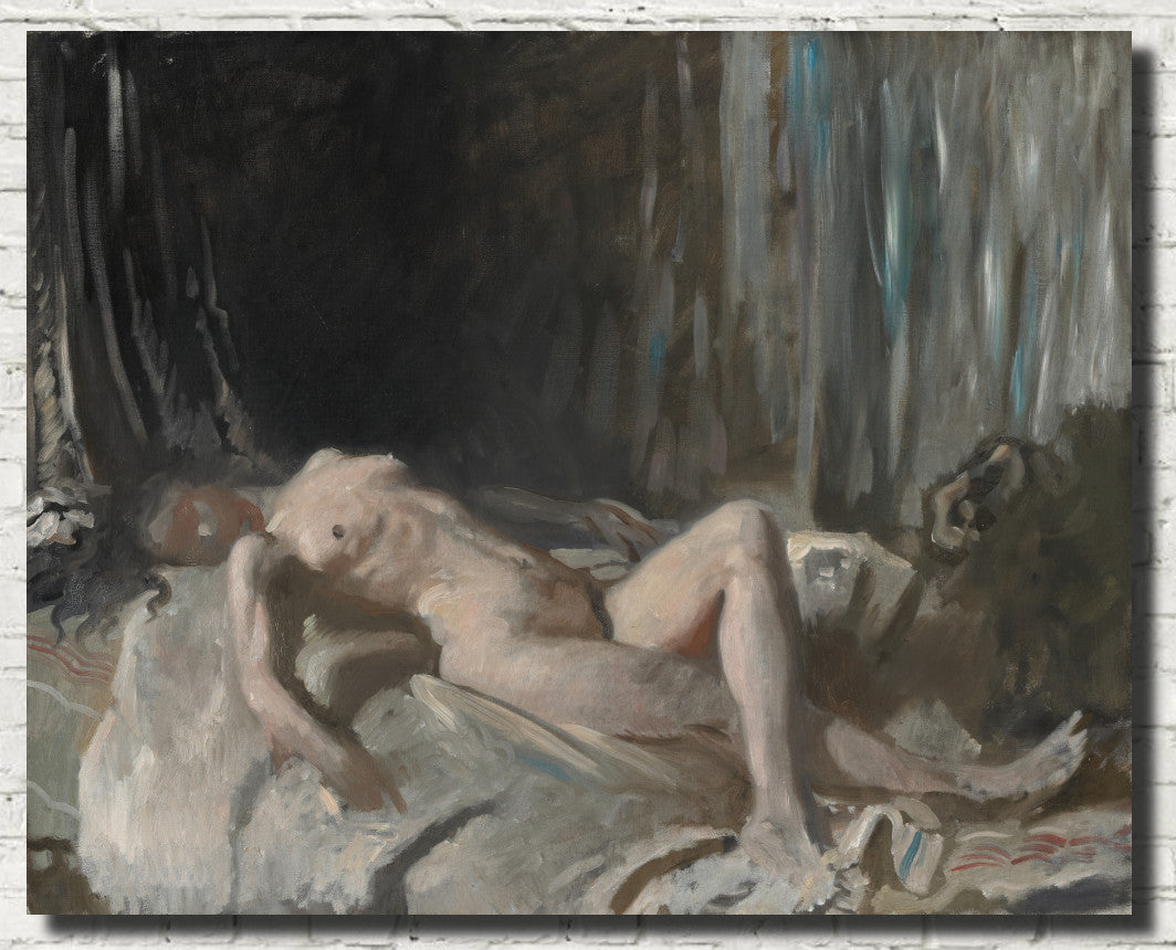 Study of a Female Nude, William Orpen Fine Art Print