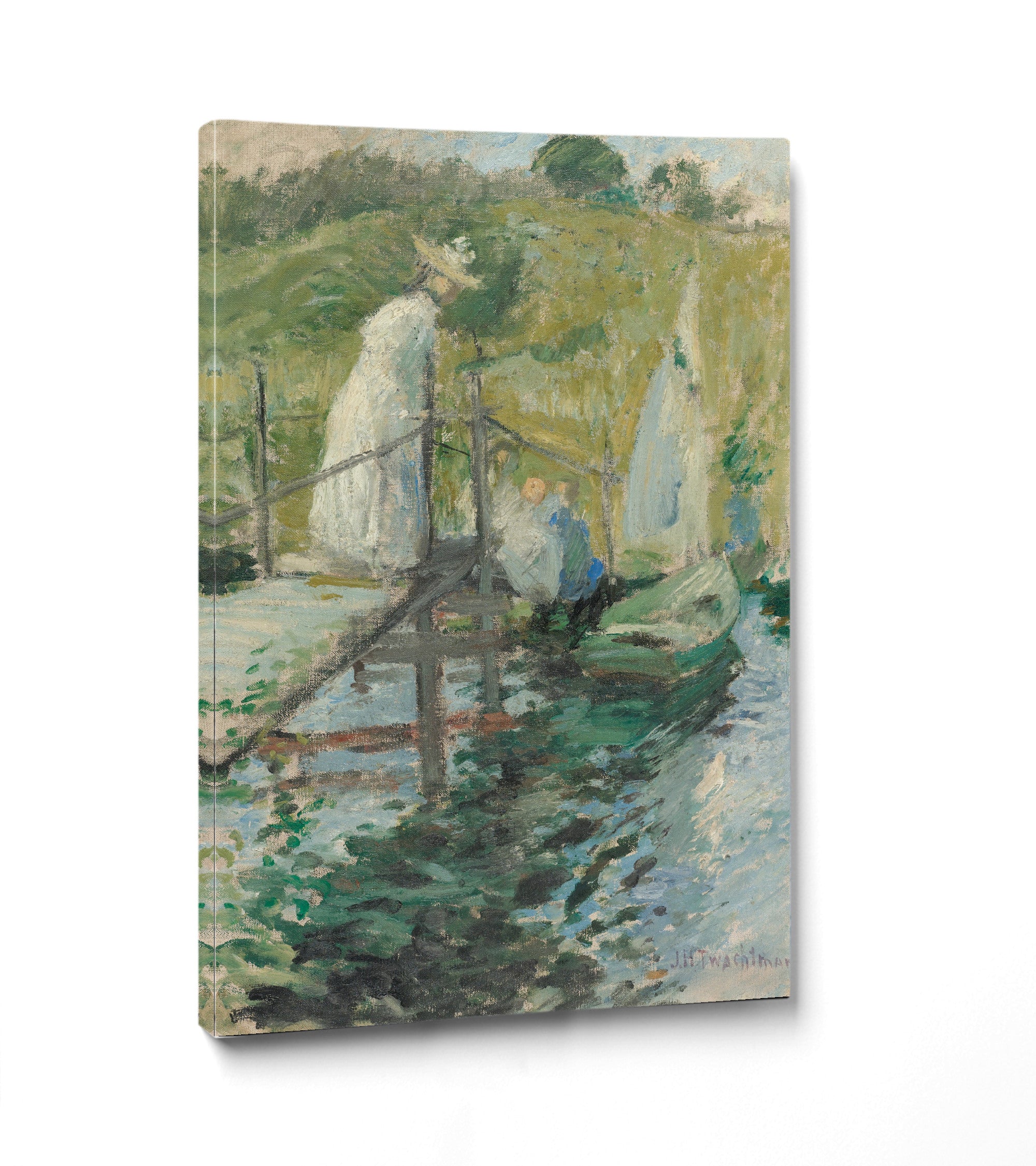 Summer Afternoon (Figures On A Bridge), John Henry Twachtman