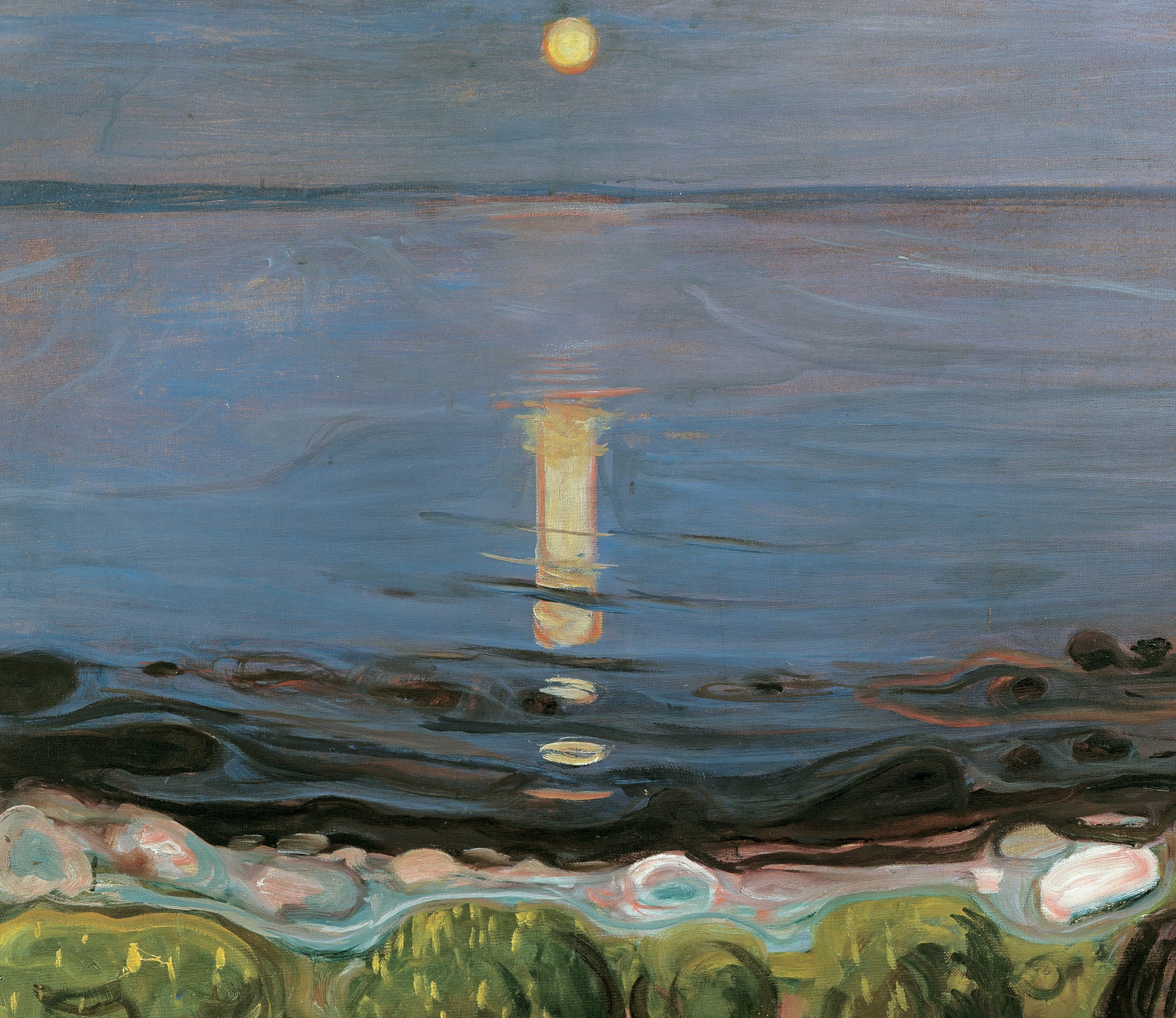 Edvard Munch Fine Art Print, Summer Night by the Beach