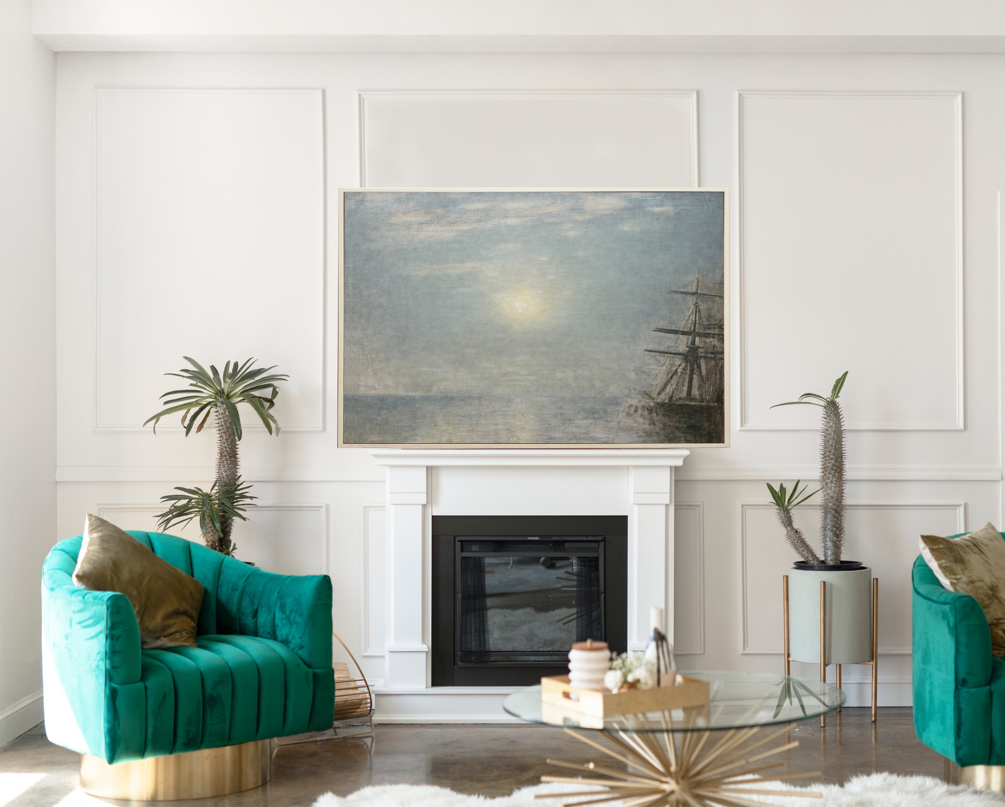 Sun Over The Sea, Wilhelm Hammershoi Fine Art Print