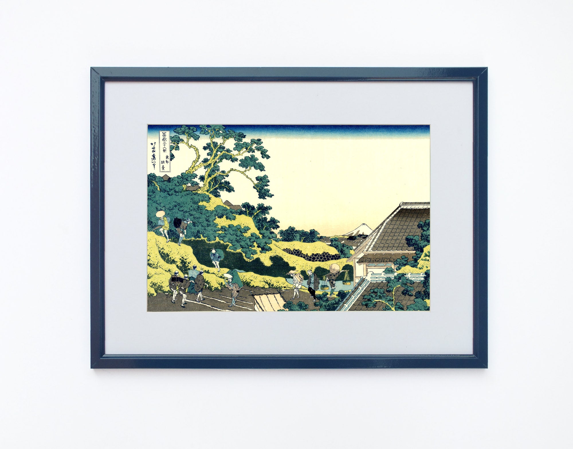 36 Views of Mount Fuji, Sundai Edo, Katsushika Hokusai, Japanese Print