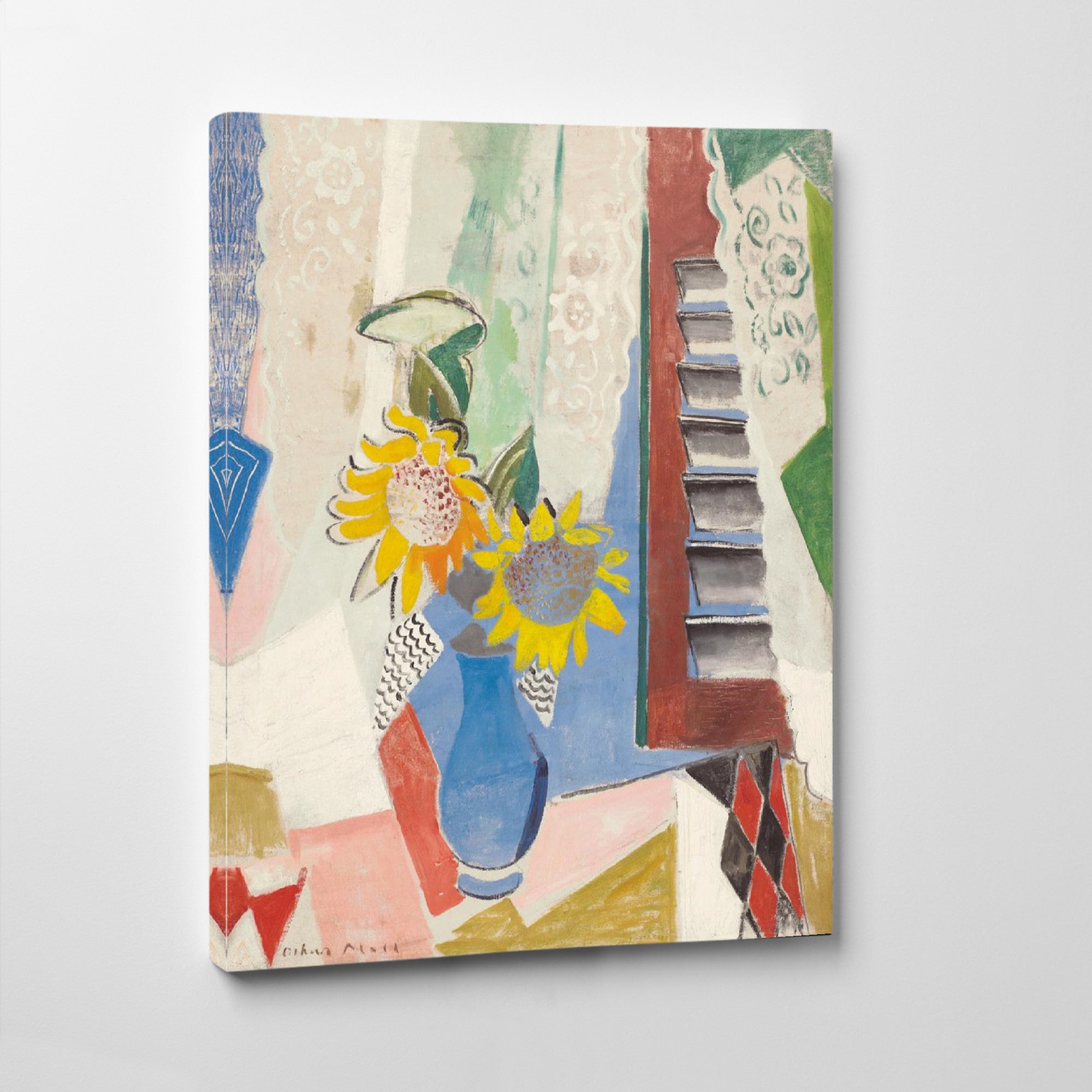 Sunflower with Window, Oskar Moll