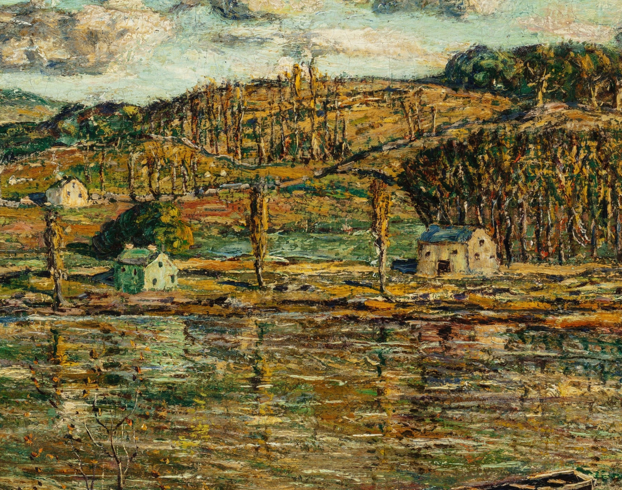 Sunlight on the Harlem River, Ernest Lawson Fine Art Print