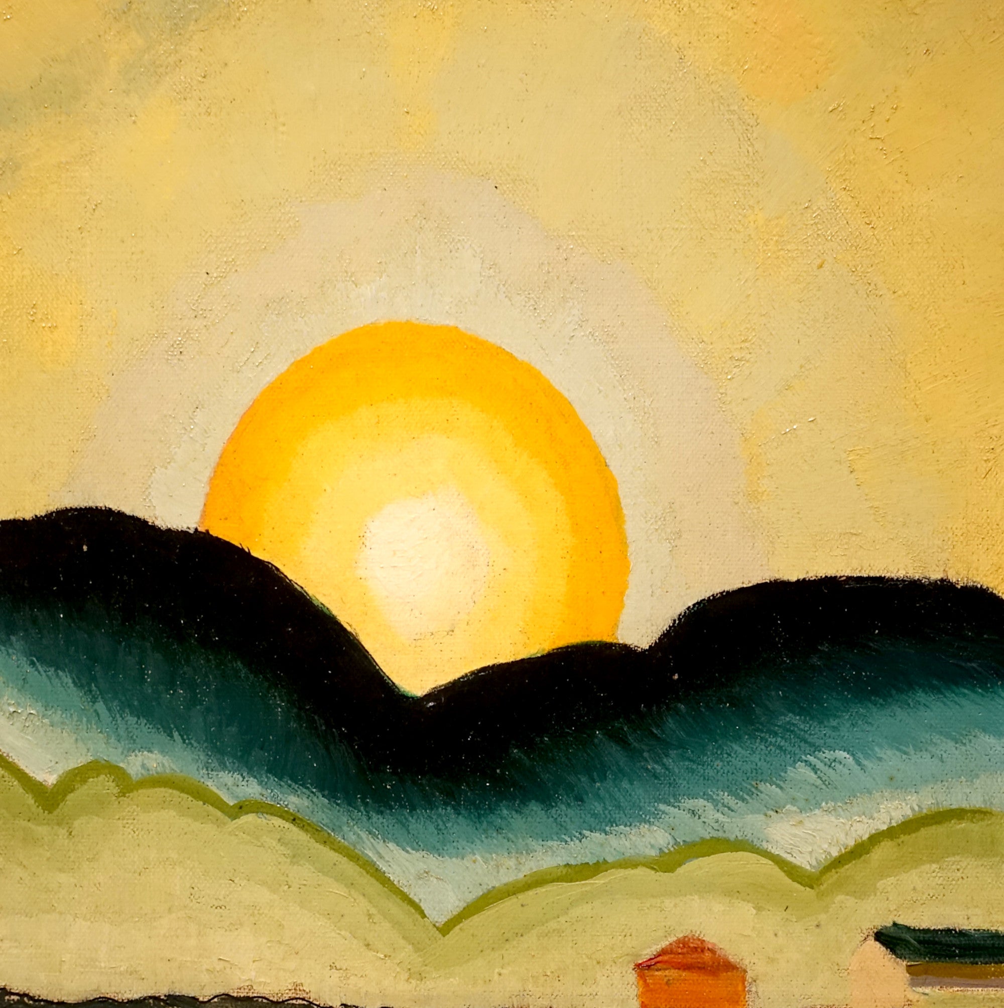 Arthur Dove Fine Art Print, Sunrise Northport Harbor