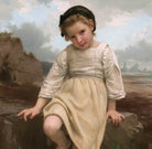 William-Adolphe Bouguereau, Fine Art Print : On The Rock