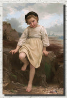 William-Adolphe Bouguereau, Fine Art Print : On The Rock