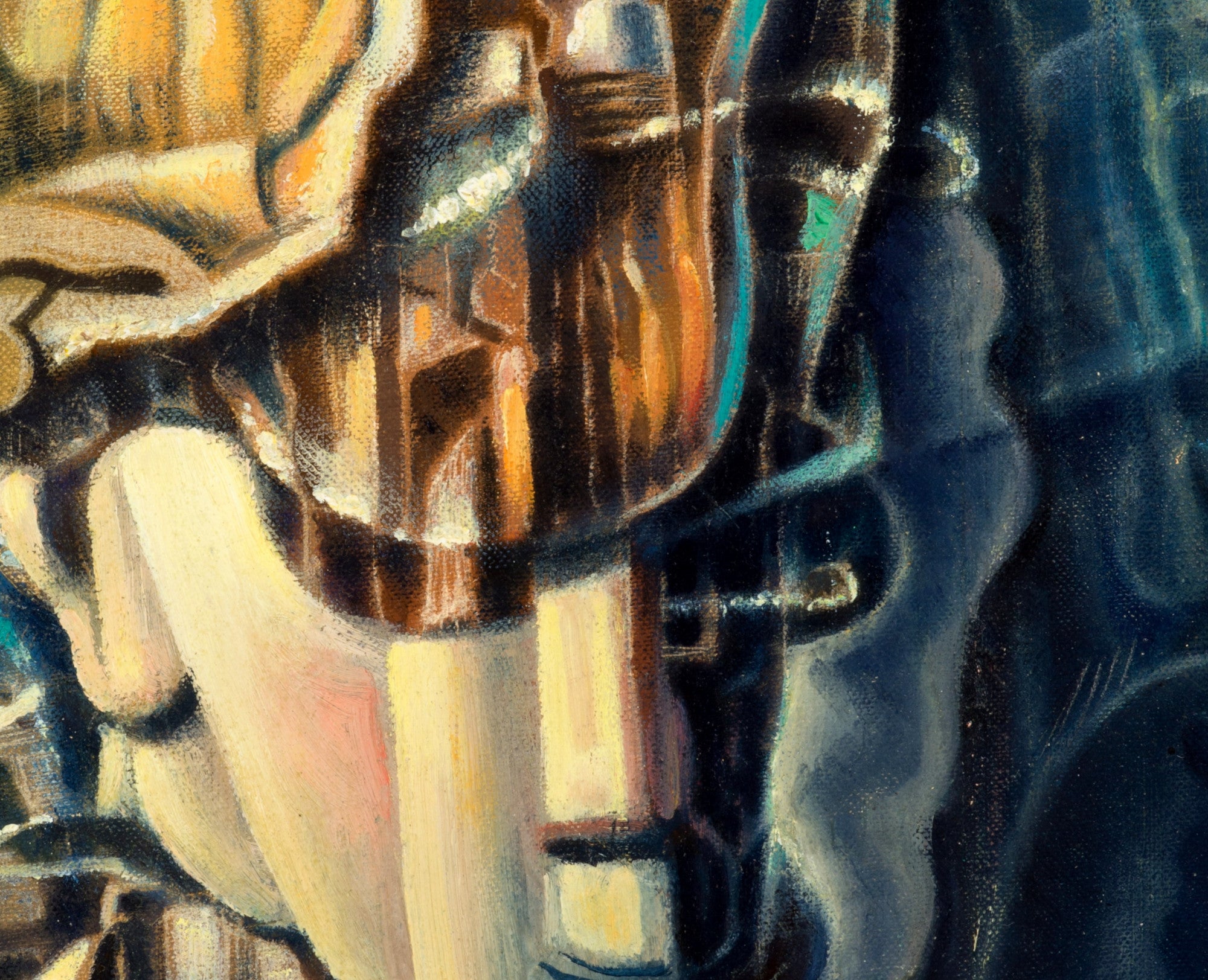 Surreal Abstract Self Portrait, Benjamin Berlin Fine Art Print
