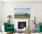 Surveyor’s Wagon in the Rockies, Albert Bierstadt Landscape Print