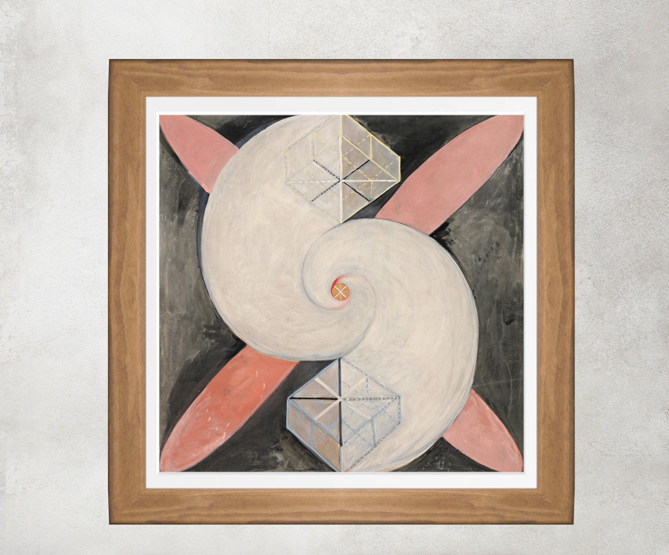 Hilma Af Klint Abstract Framed Art Print, No 21 Swan