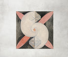 Hilma Af Klint Abstract Framed Art Print, No 21 Swan