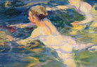 Swimmers, Jávea, Joaquín Sorolla Fine Art Print