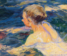 Swimmers, Jávea, Joaquín Sorolla Fine Art Print