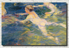 Swimmers, Jávea, Joaquín Sorolla Fine Art Print