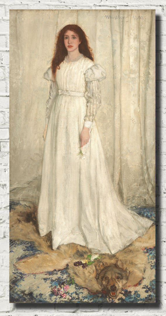James Whistler Fine Art Print, Symphony in White no 1