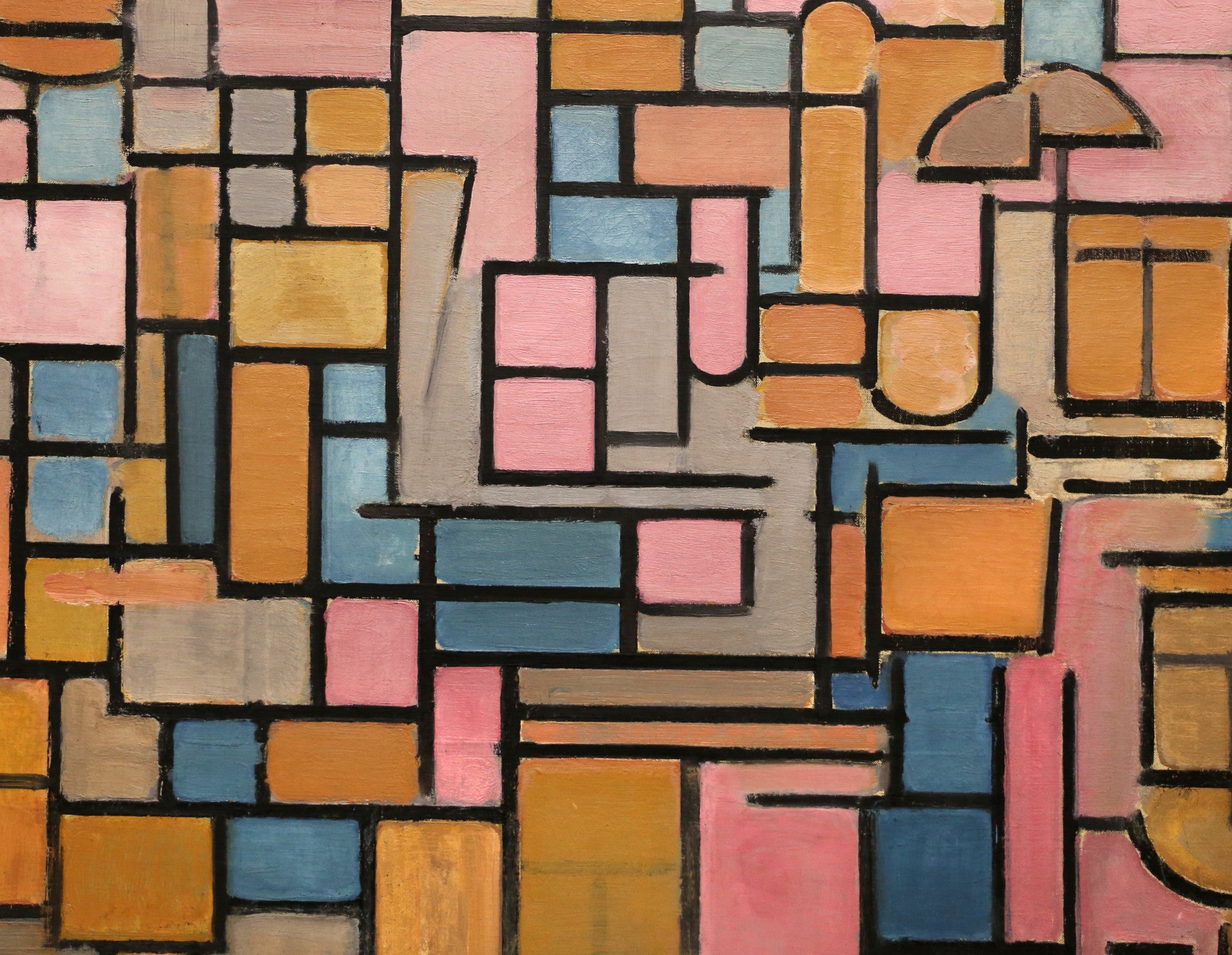 Piet Mondrian Abstract Fine Art Print, Tableau 3
