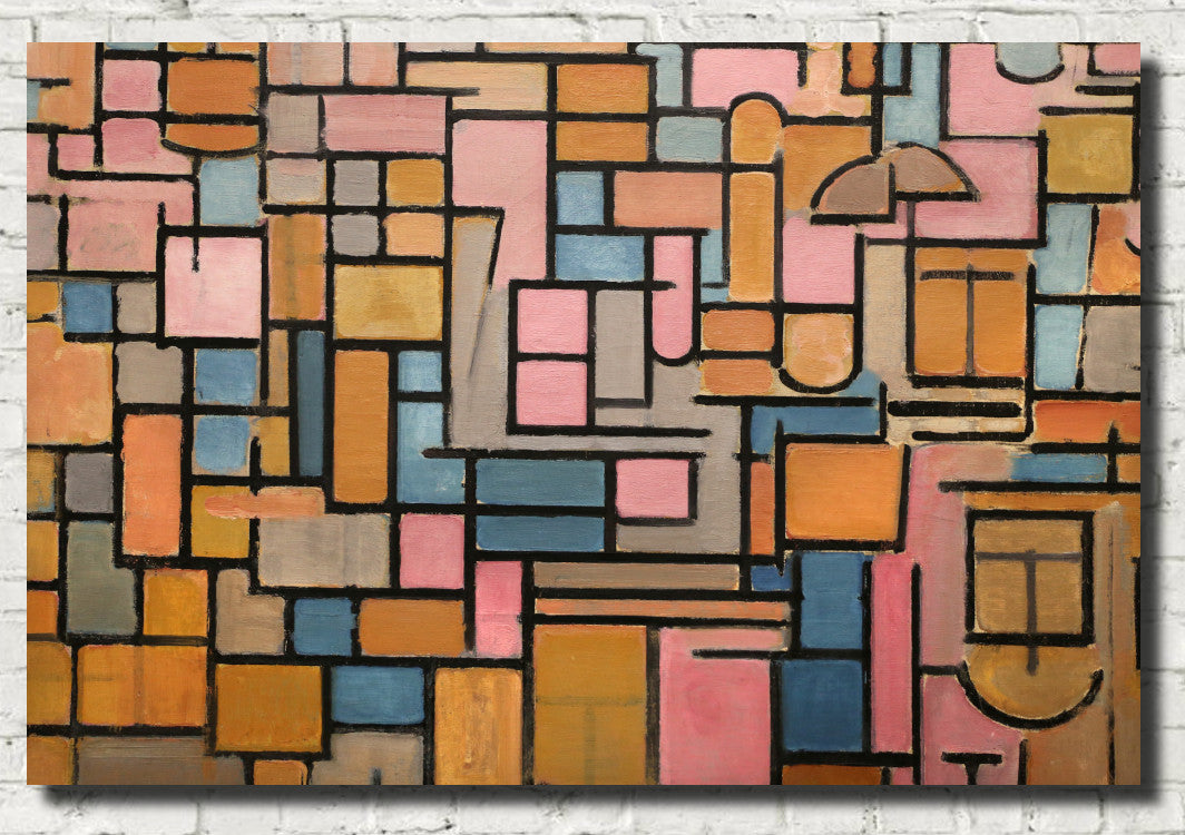 Piet Mondrian Abstract Fine Art Print, Tableau 3