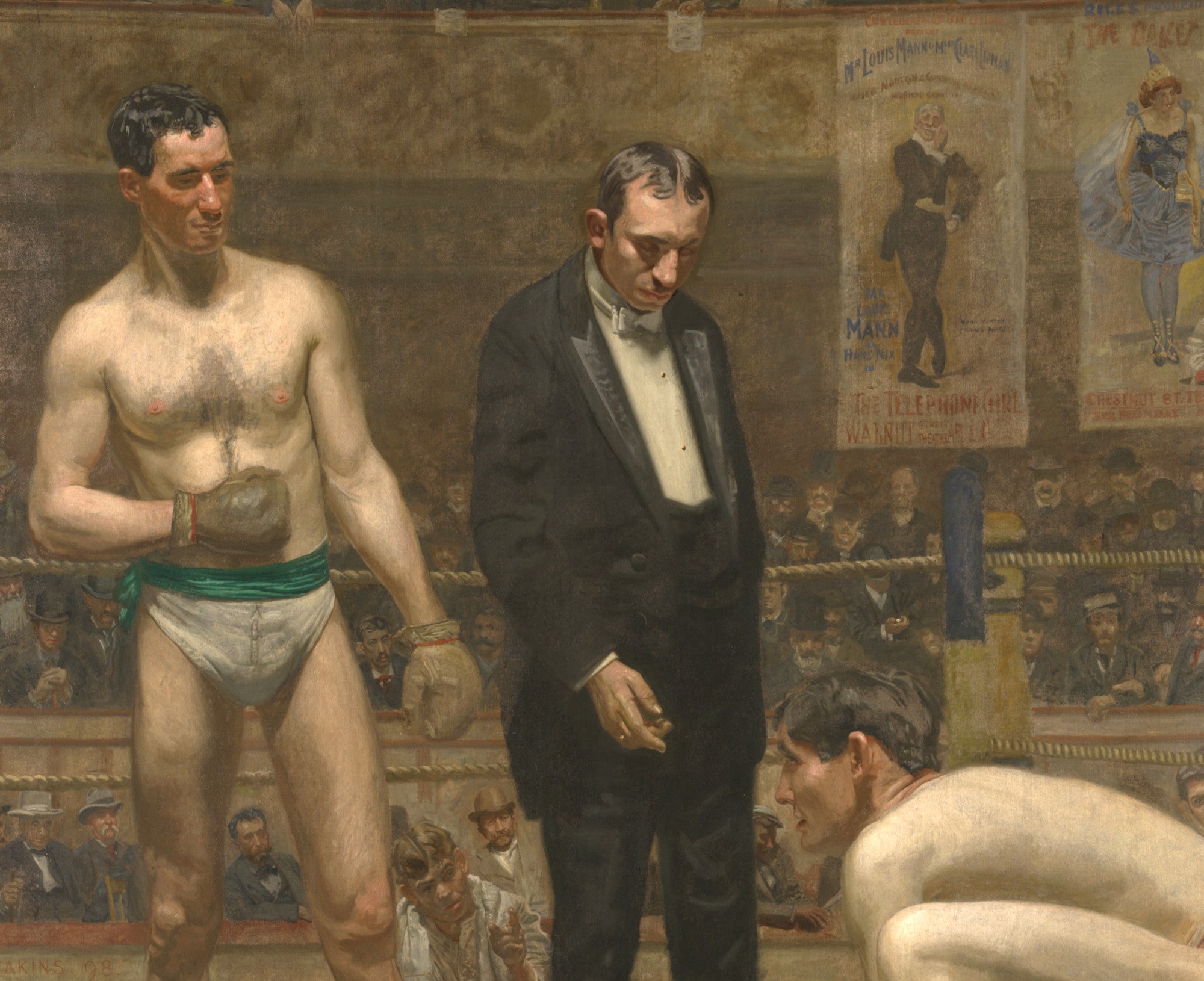 Taking the Count, Thomas Eakins Fine Art Print