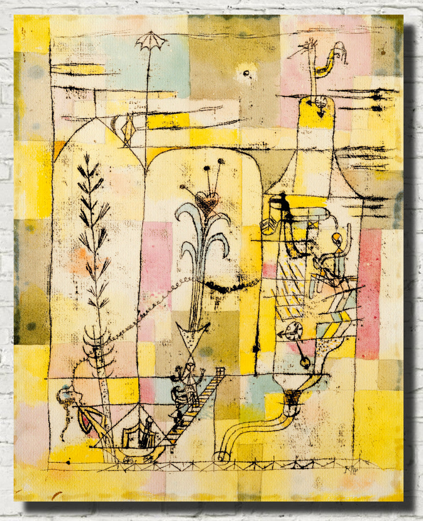 Paul Klee Fine Art Print,  Hoffmann style