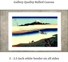 36 Views of Mount Fuji, Tama River in Musashi Province, Katsushika Hokusai, Japanese Print