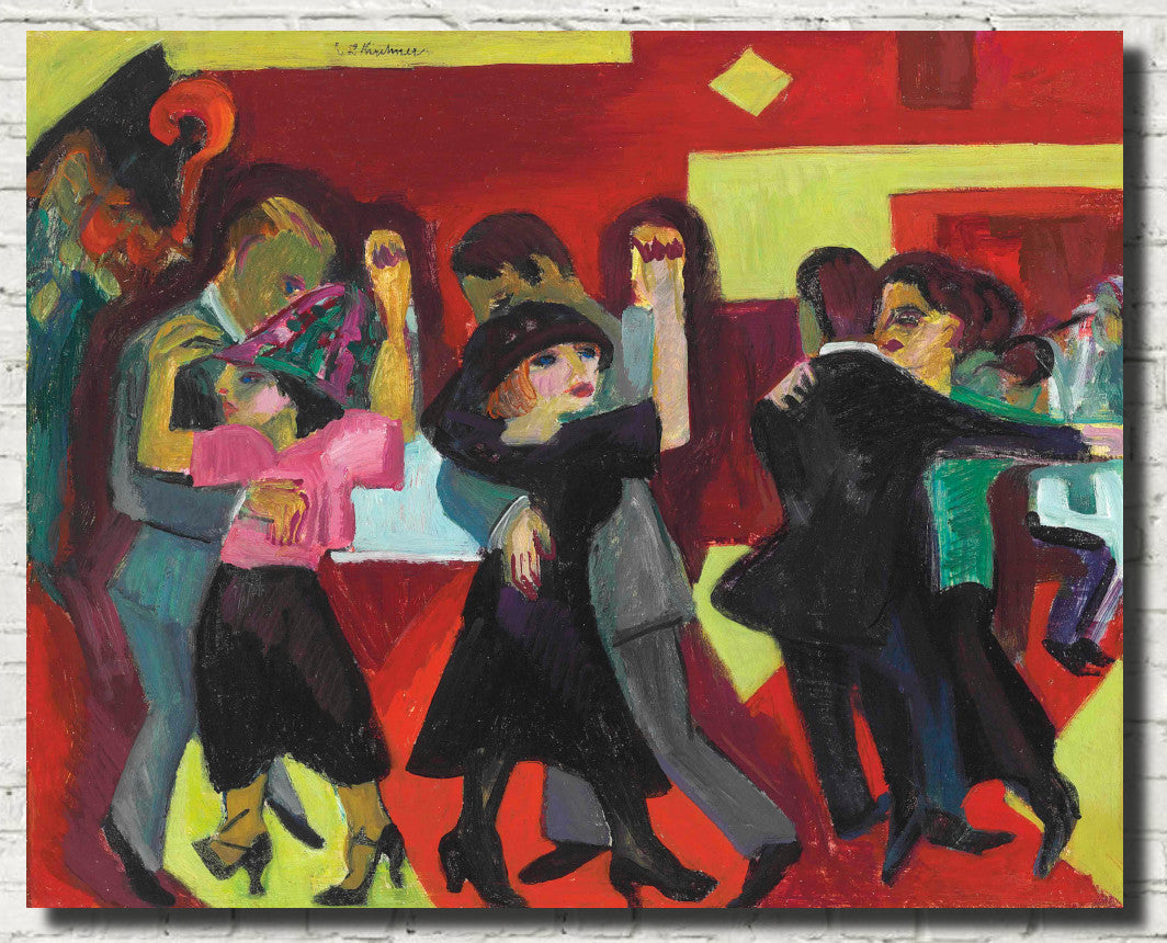 Ernst Ludwig Kirchner Expressionism Fine Art Print, Tangotee